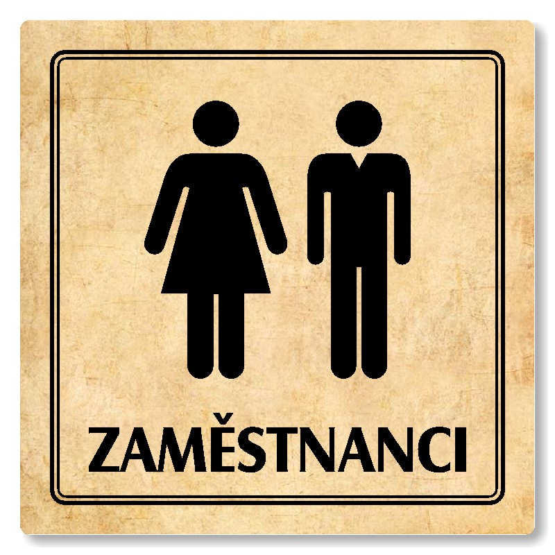 WC zaměstnanci, 118x118mm, pergamen, Utah